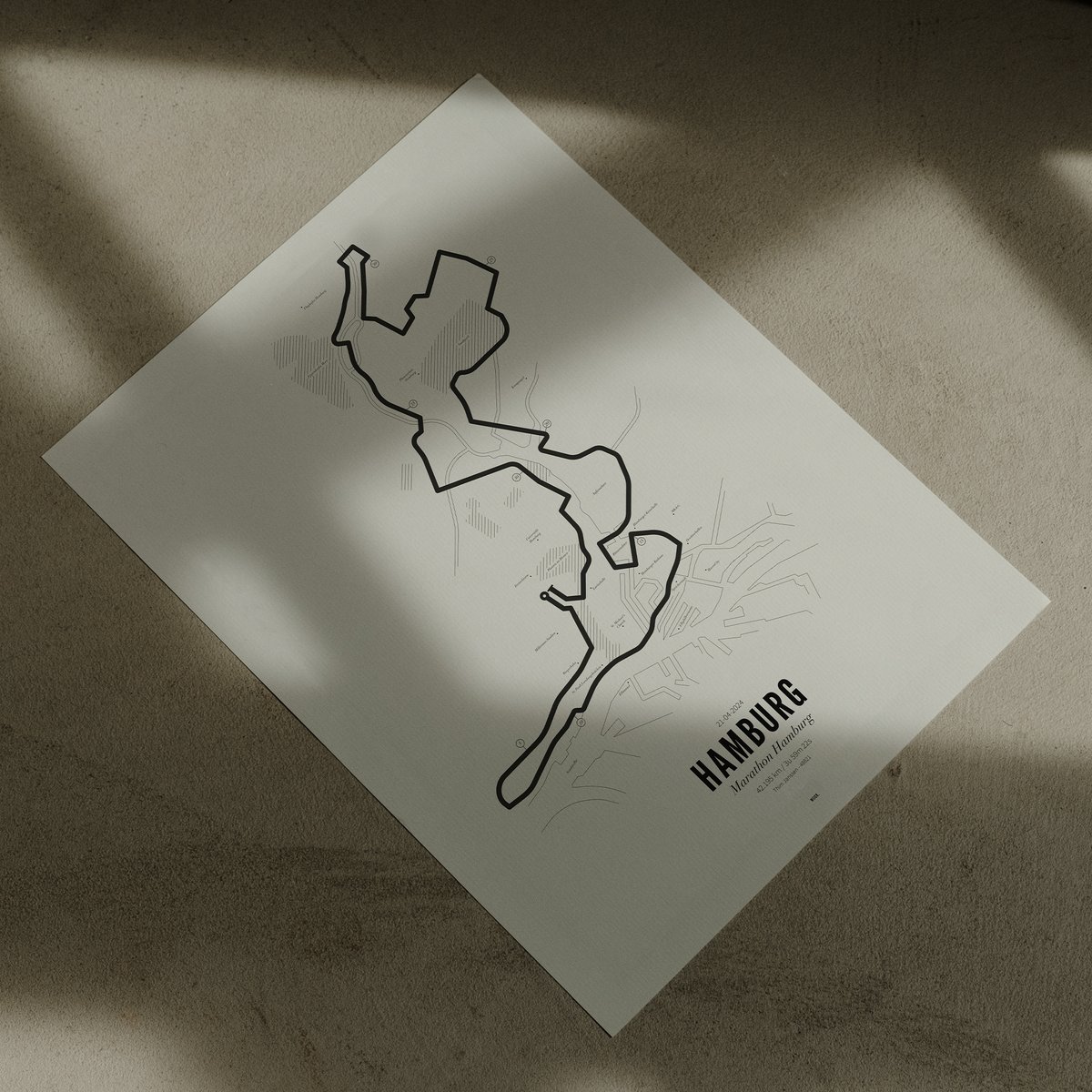 Poster of Marathon Hamburg 2024 | WIJCK.